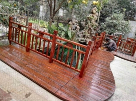 湖南棧道平臺(tái)；圍欄-湖南防腐木批發(fā)